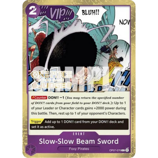 Slow-Slow Beam Sword (Judge Pack Vol. 6) (OP07-076) - One Piece Promotion Cards Foil
