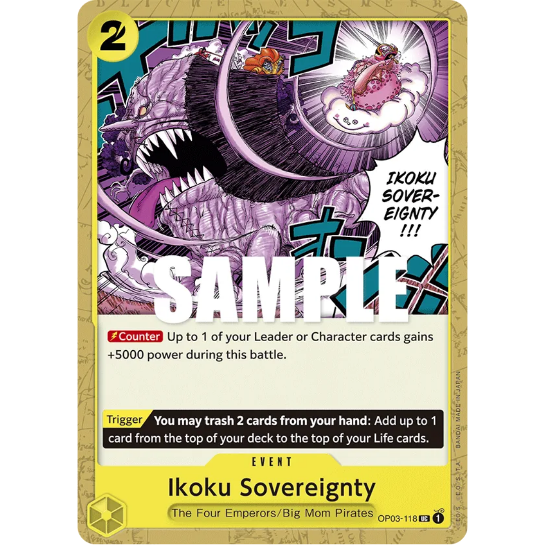 Ikoku Sovereignty (OP03-118) - Starter Deck 20: YELLOW Charlotte Katakuri