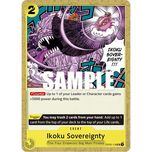Ikoku Sovereignty (OP03-118) - Starter Deck 20: YELLOW Charlotte Katakuri