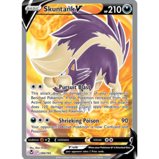 Skuntank V (180/195) [Sword & Shield: Silver Tempest]
