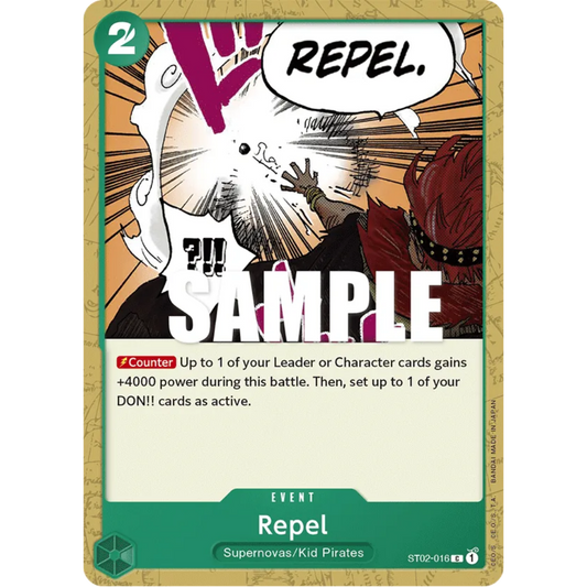 Repel (ST02-016) - Starter Deck 2: Worst Generation
