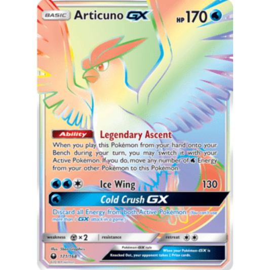 Articuno GX (171/168) [Sun & Moon: Celestial Storm]