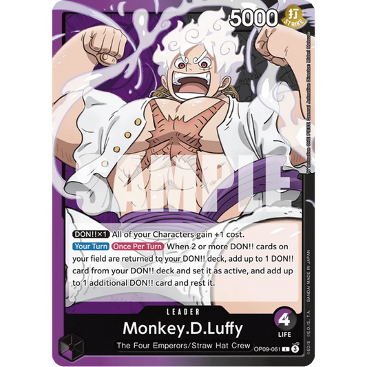 Monkey.D.Luffy (061) (OP09-061) - Emperors in the New World