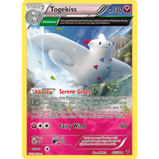 Togekiss (46 Delta) 046/108  - Reverse Holofoil XY  Roaring Skies - Holo Rare