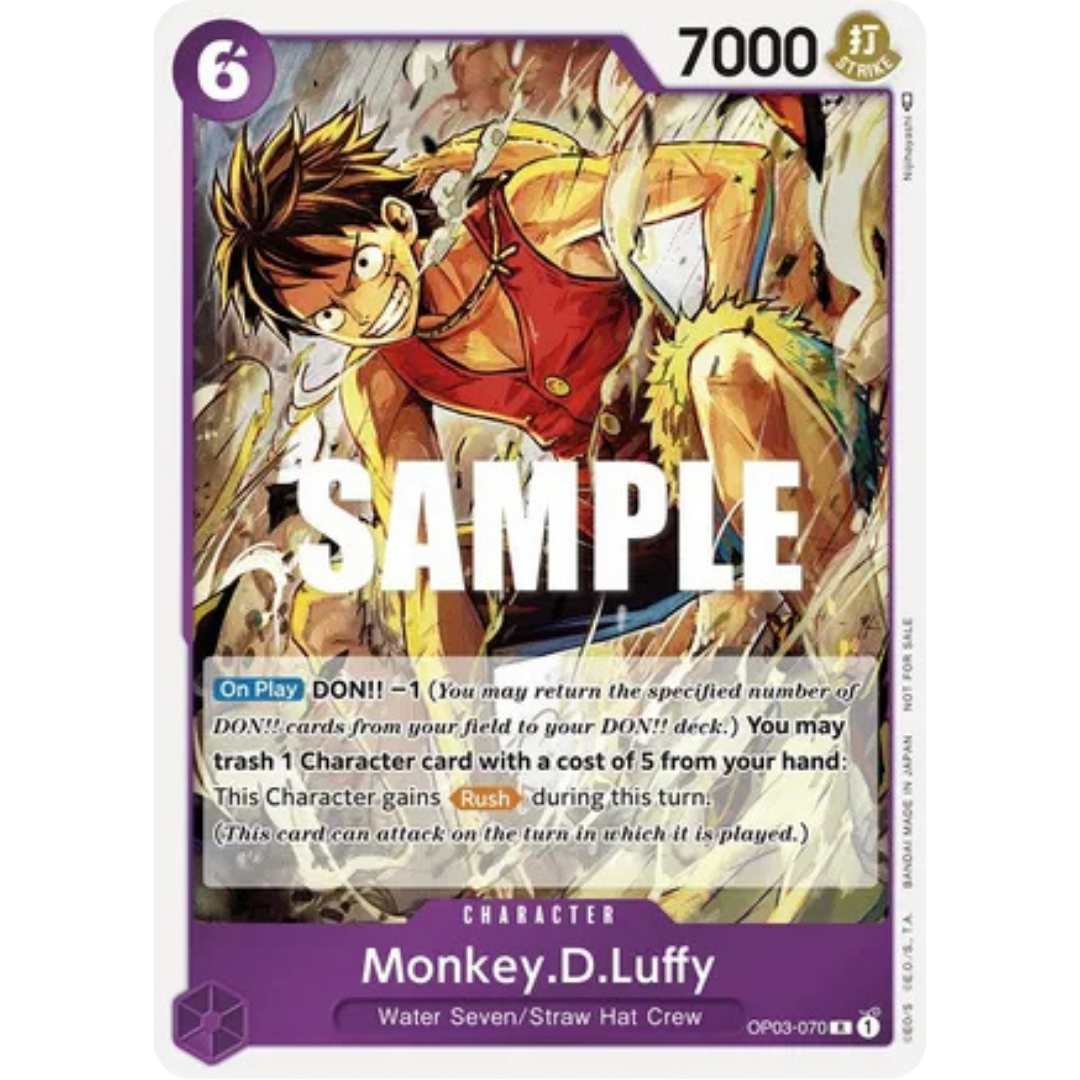 Monkey.D.Luffy (Dash Pack) (OP03-070) - Kingdoms of Intrigue Foil