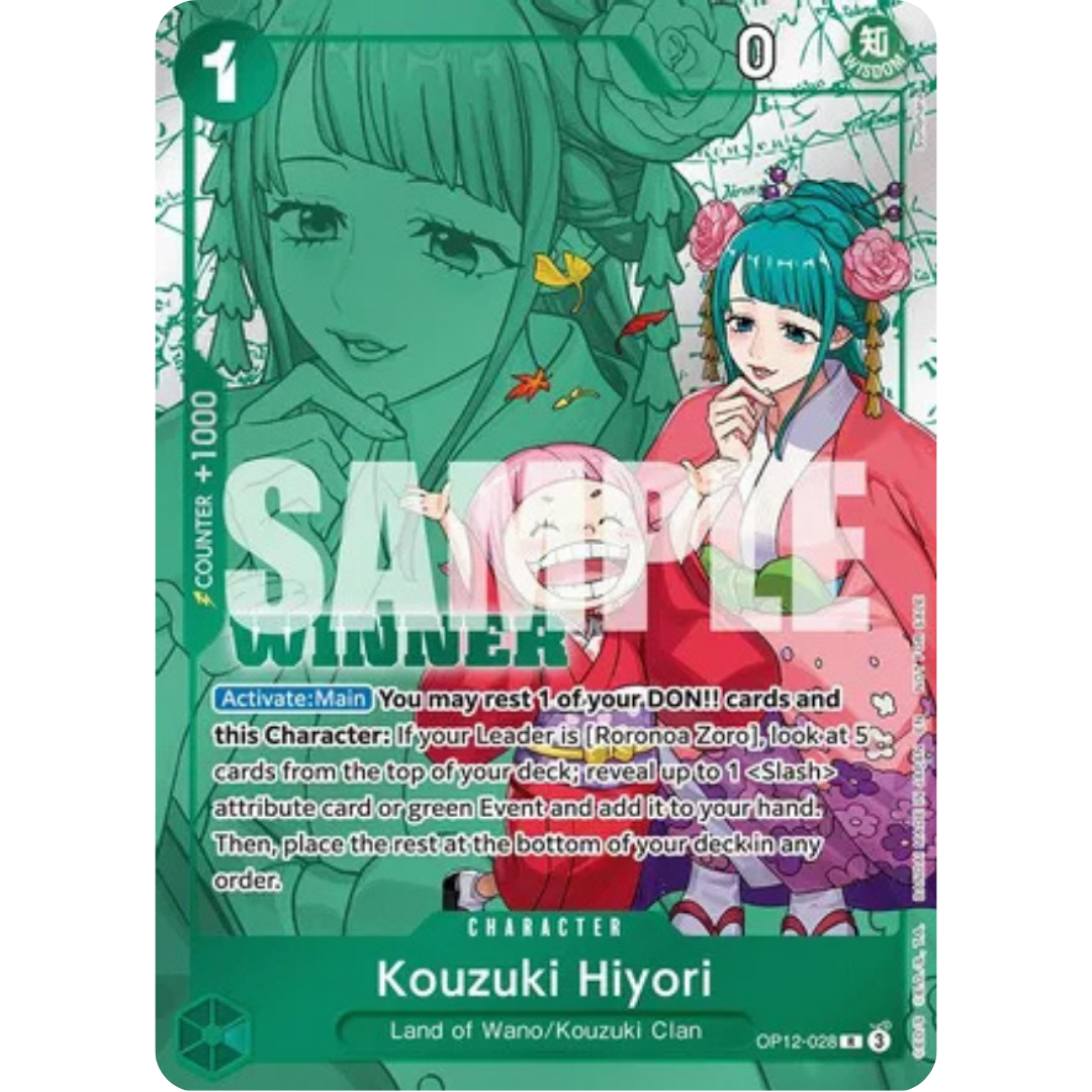 Kouzuki Hiyori (Winner Pack 2026 Vol. 1) (OP12-028) - One Piece Promotion Cards Foil