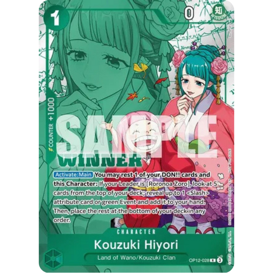 Kouzuki Hiyori (Winner Pack 2026 Vol. 1) (OP12-028) - One Piece Promotion Cards Foil