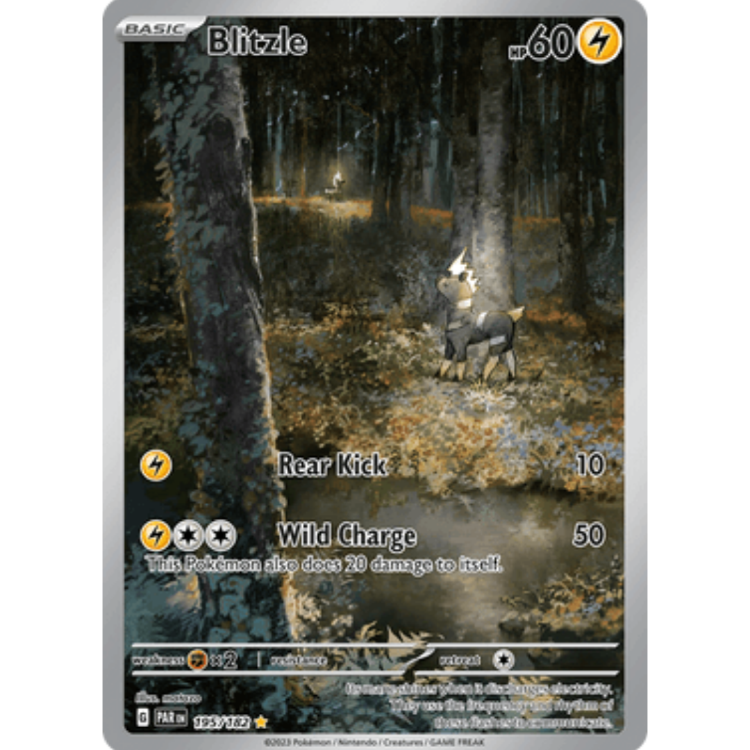 Blitzle 195/182  - Holofoil SV04 Paradox Rift - Illustration Rare