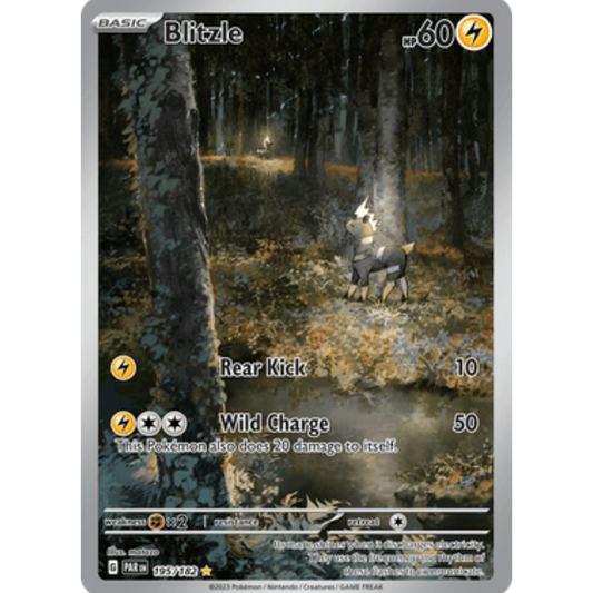 Blitzle 195/182  - Holofoil SV04 Paradox Rift - Illustration Rare