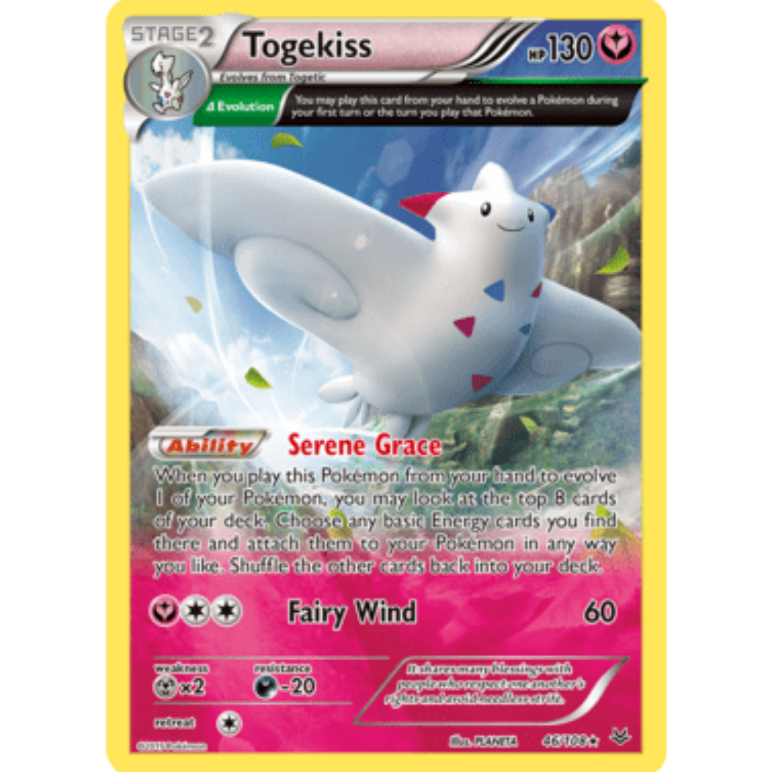 Togekiss (46 Delta) 046/108  - Holofoil XY  Roaring Skies - Holo Rare