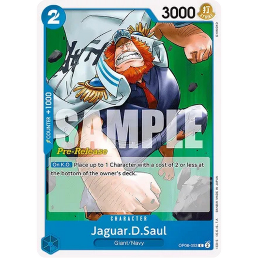 Jaguar.D.Saul (OP06-053) - Wings of the Captain Pre-Release Cards