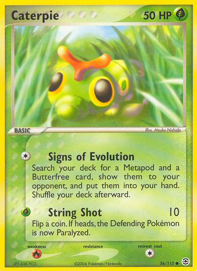 Caterpie 056  FireRed & LeafGreen - Common