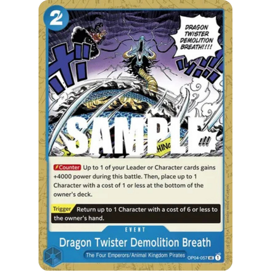 Dragon Twister Demolition Breath (OP04-057) - Kingdoms of Intrigue