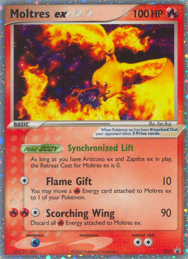 Moltres ex - 031 (EX Collector's Window Tins)  - Holofoil Nintendo Promos - Promo