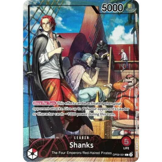 Shanks (2025 PSA Magazine Promo) (OP09-001) - One Piece Promotion Cards Foil