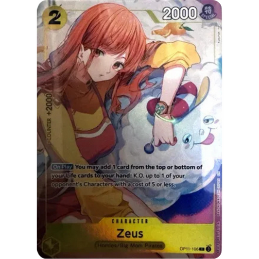 Zeus (Official Playmat -Bandai Card Games Fest 24-25 Edition-) (OP11-106) - One Piece Promotion Cards Foil