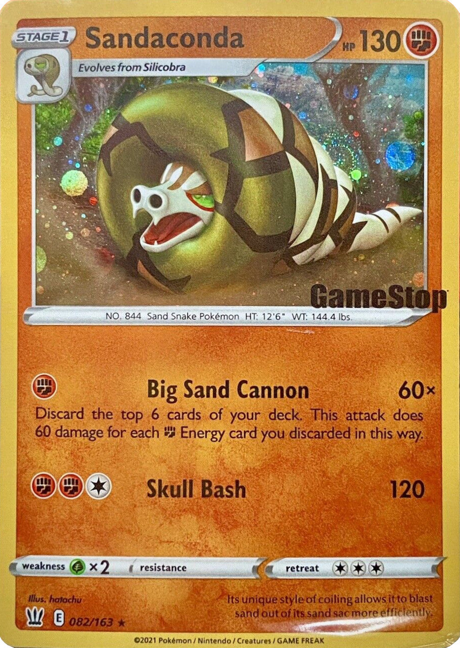 Sandaconda 082/163  - Holofoil Miscellaneous Cards & Products - Promo