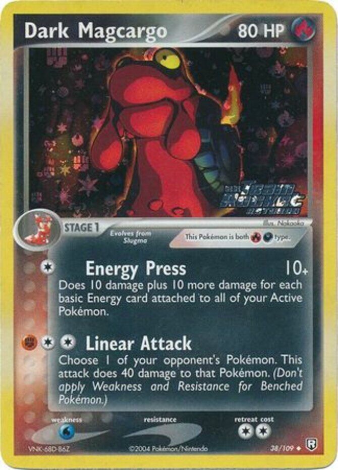 Dark Magcargo 038  - Reverse Holofoil Team Rocket Returns - Uncommon
