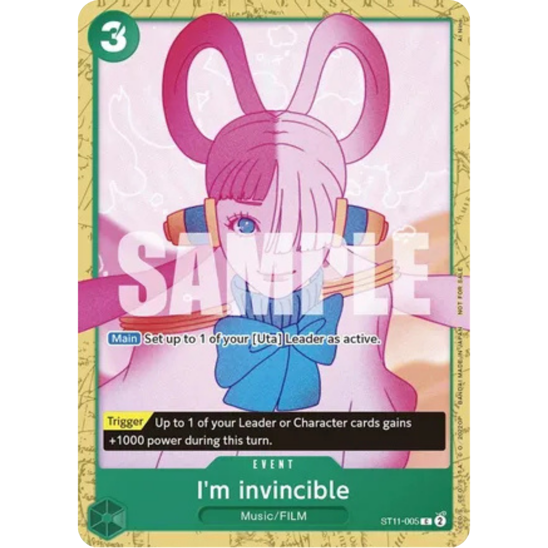 I'm invincible (Starter Deck 11: Uta Deck Battle) (ST11-005) - One Piece Promotion Cards