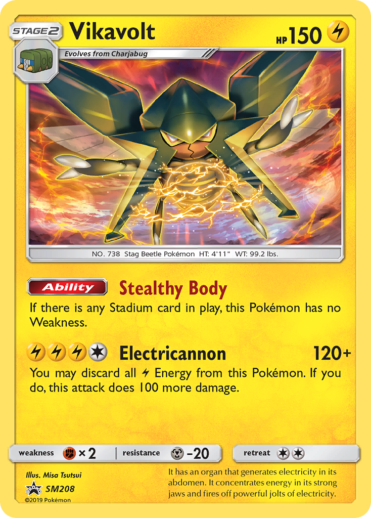 Vikavolt SM208  - Holofoil SM Promos - Promo
