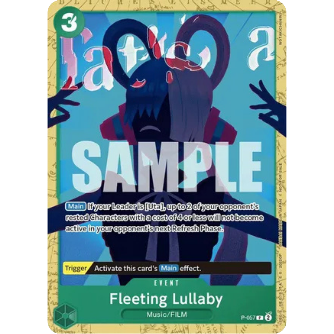 Fleeting Lullaby (Starter Deck 11: Uta Deck Battle) (P-057) - One Piece Promotion Cards