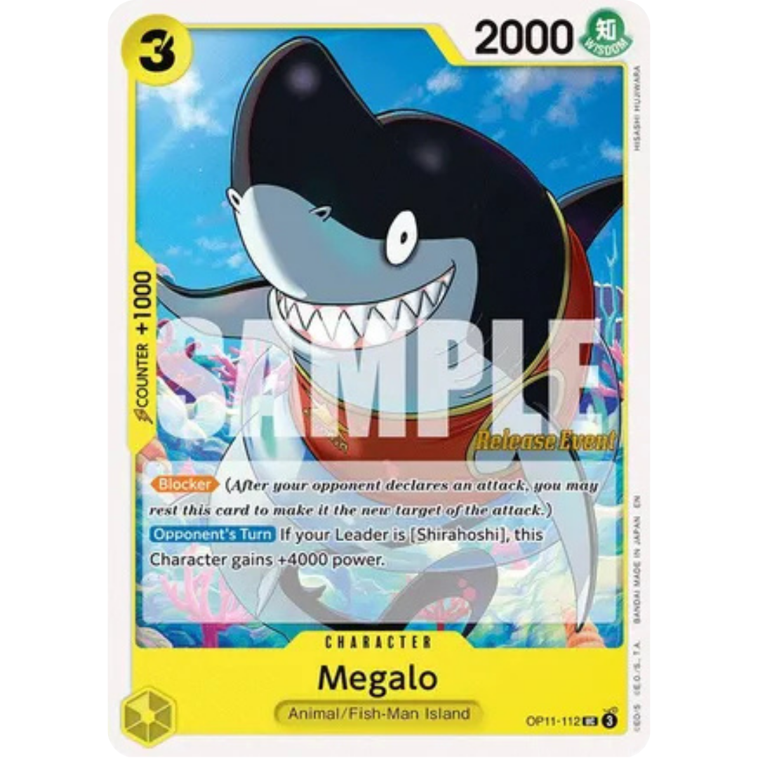 Megalo (OP11-112) - A Fist of Divine Speed Release Event Cards