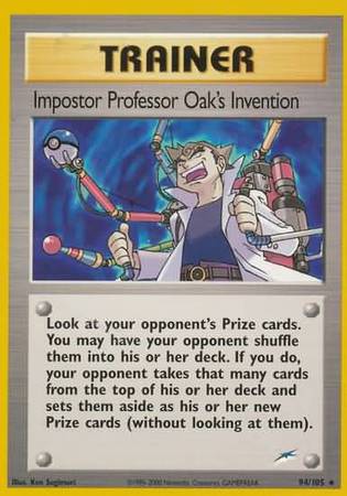 Impostor Professor Oak's Invention  - Unlimited Neo Destiny - Rare
