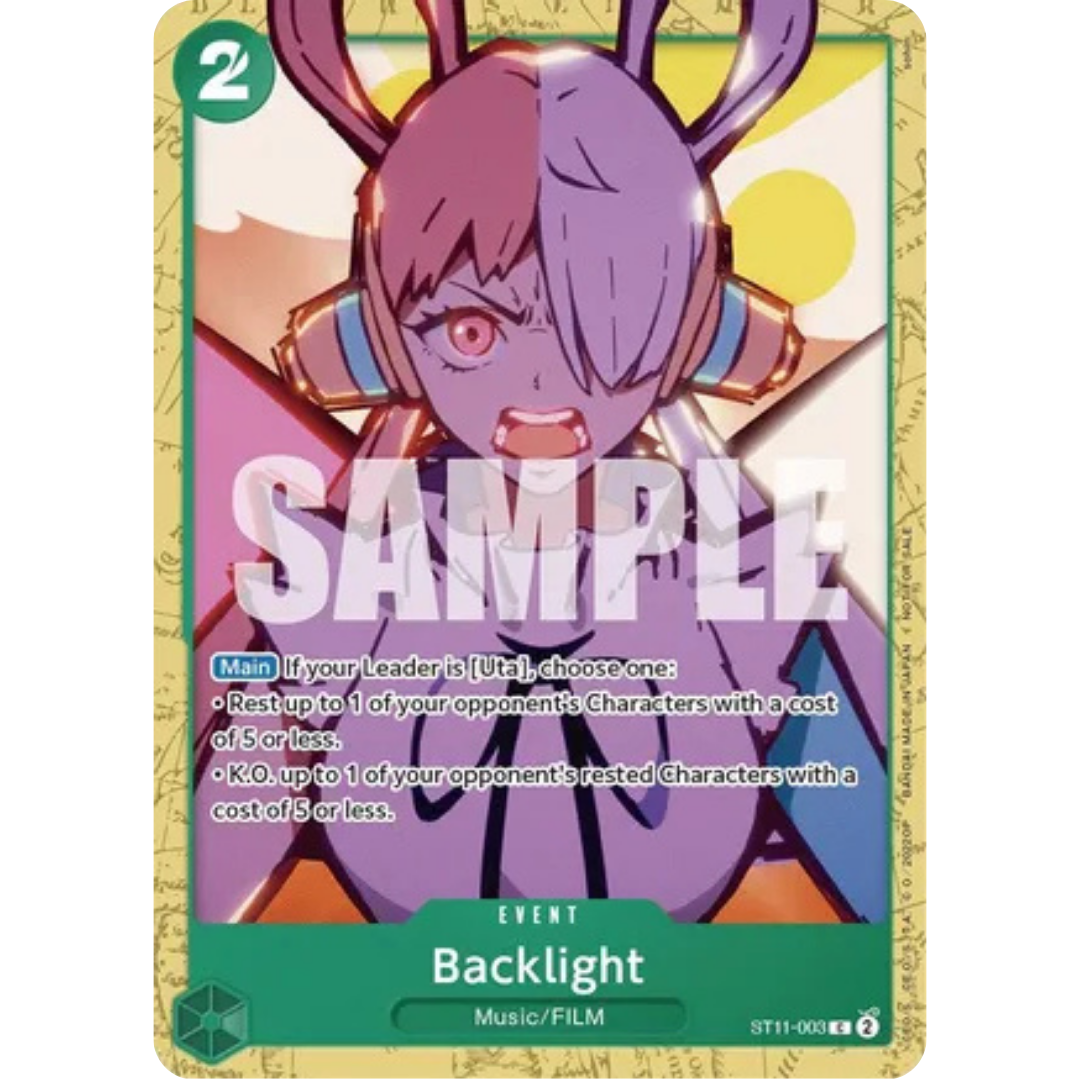 Backlight (Starter Deck 11: Uta Deck Battle) (ST11-003) - One Piece Promotion Cards