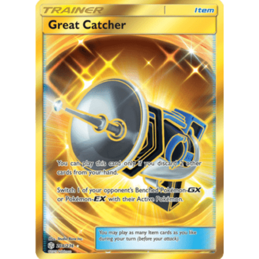 Great Catcher (Secret) 264  - Holofoil SM  Cosmic Eclipse - Secret Rare