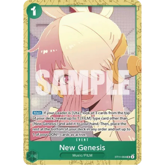 New Genesis (Starter Deck 11: Uta Deck Battle) (ST11-004) - One Piece Promotion Cards