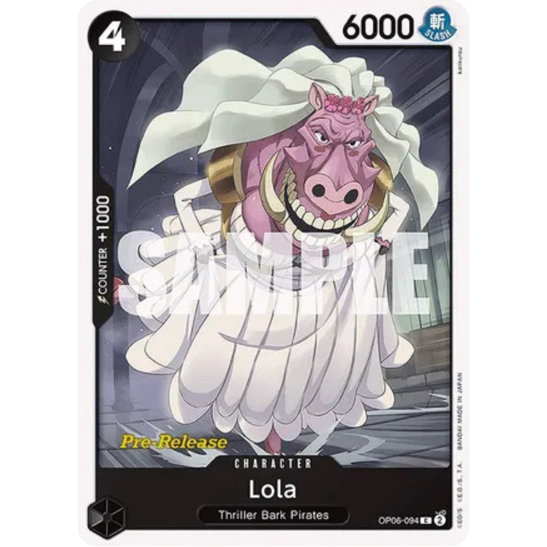 Lola (OP06-094) - Wings of the Captain Pre-Release Cards
