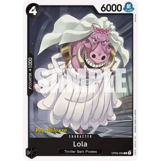 Lola (OP06-094) - Wings of the Captain Pre-Release Cards