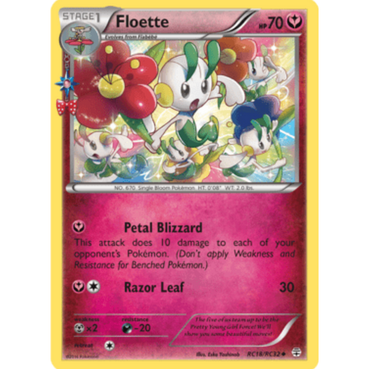 Floette RC18/RC32  - Holofoil Generations Radiant Collection - Uncommon