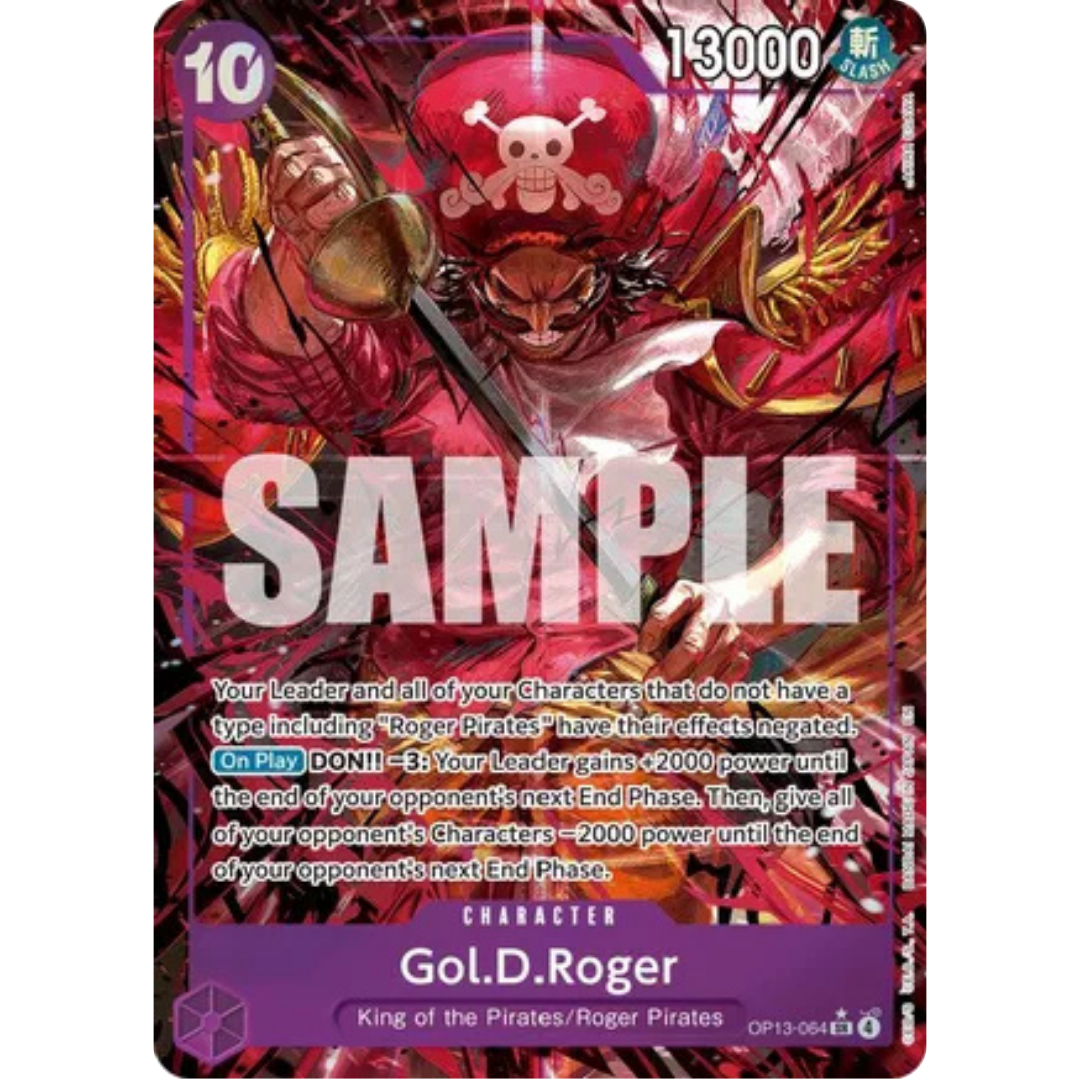 Gol.D.Roger (064) (Alternate Art) (OP13-064) - Carrying On His Will Foil