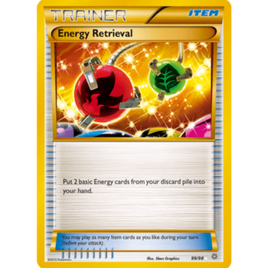 Energy Retrieval 099/98  - Holofoil XY  Ancient Origins - Secret Rare