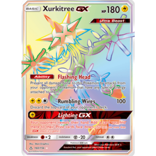Xurkitree GX (Secret Rare) 160  - Holofoil SM  Ultra Prism - Secret Rare