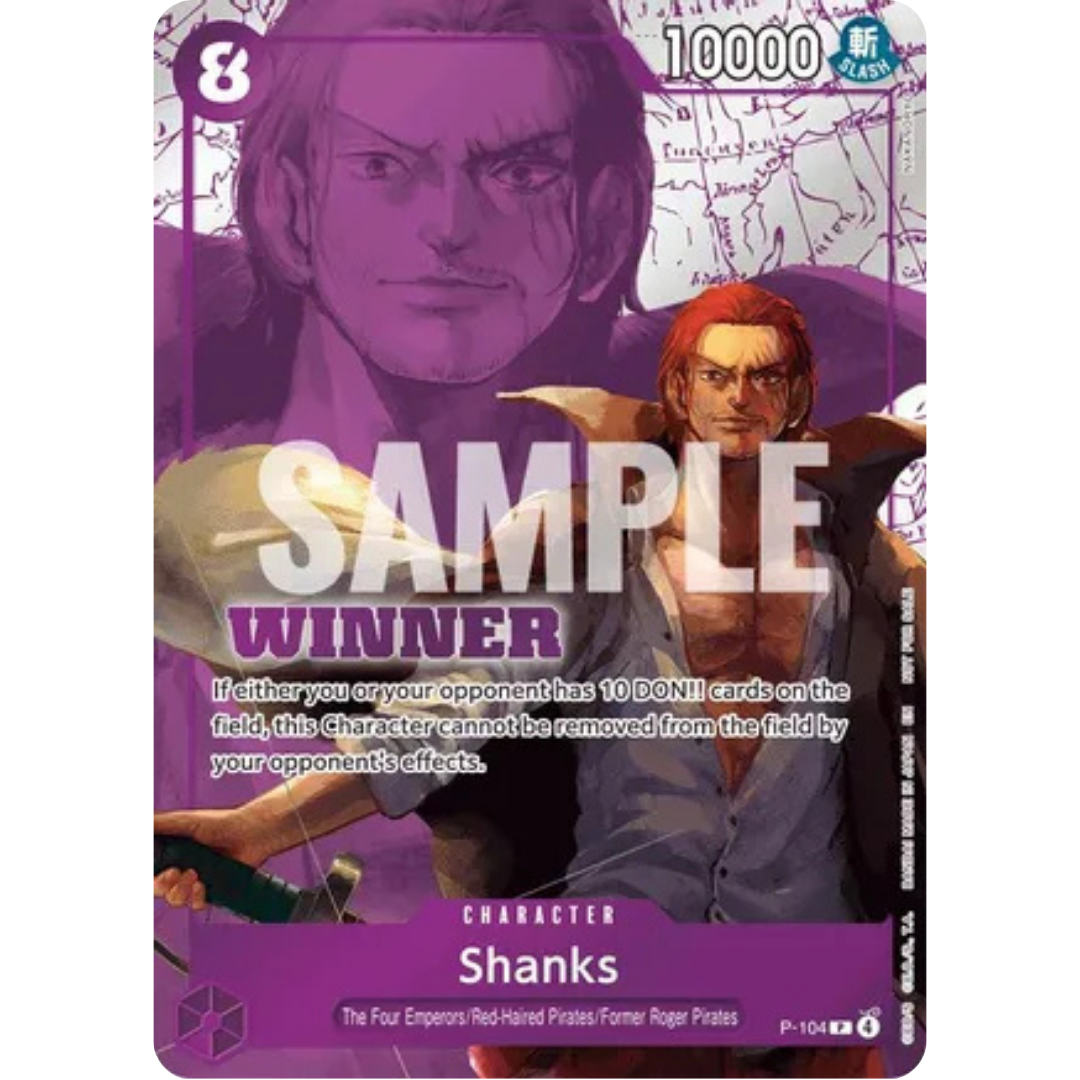 Shanks (Winner Pack 2026 Vol. 2) (P-104) - One Piece Promotion Cards Foil