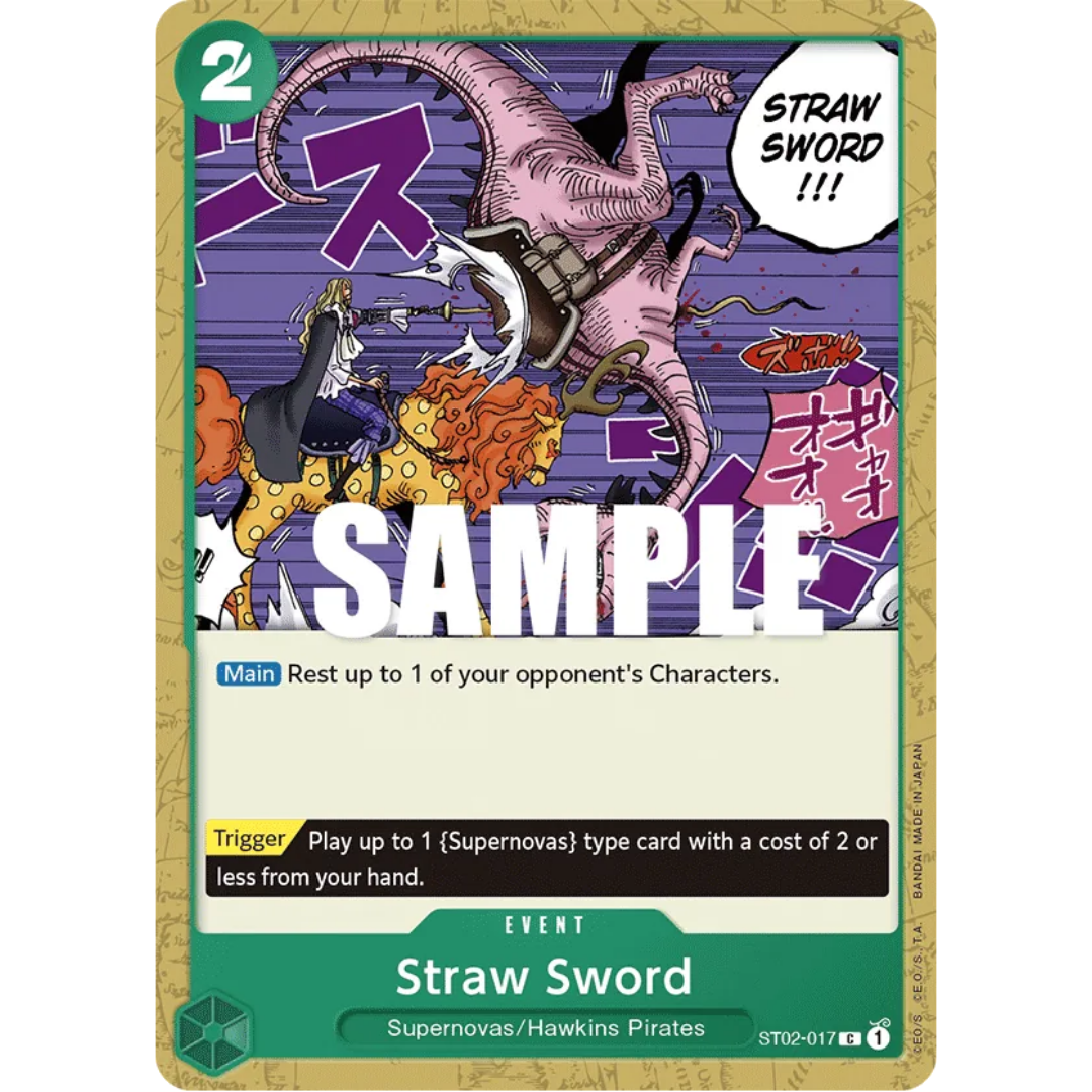 Straw Sword (ST02-017) - Starter Deck 2: Worst Generation