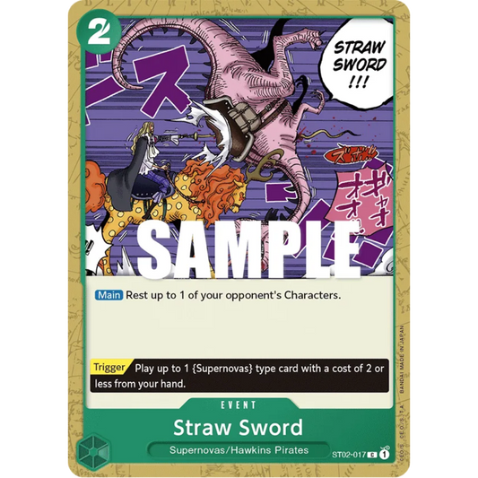 Straw Sword (ST02-017) - Starter Deck 2: Worst Generation
