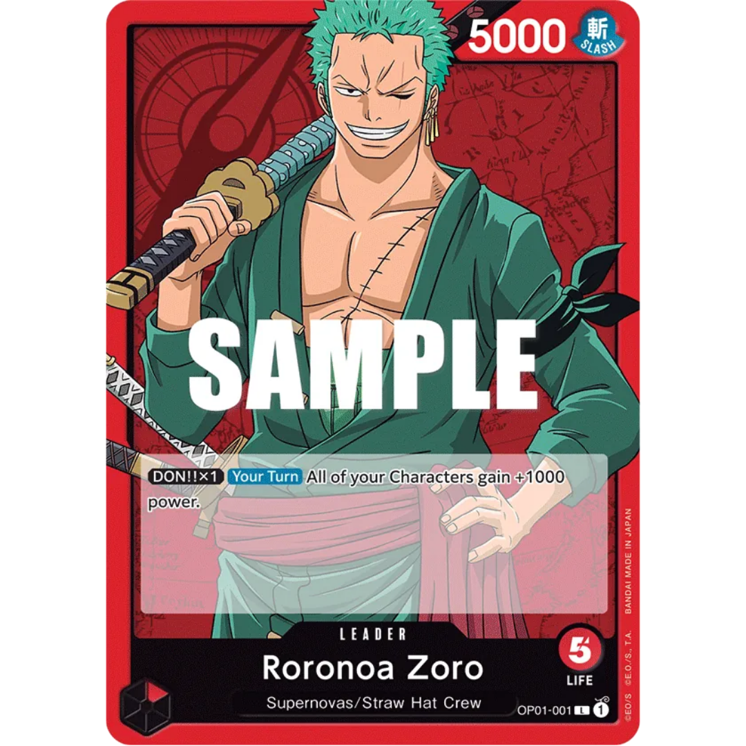 Roronoa Zoro (001) (OP01-001) - Romance Dawn