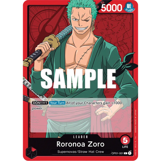 Roronoa Zoro (001) (OP01-001) - Romance Dawn