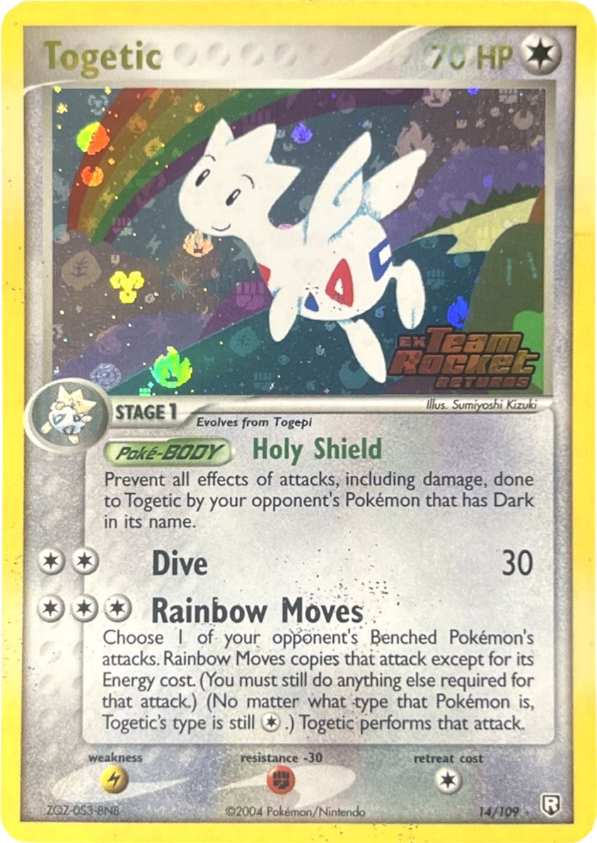 Togetic 014  - Reverse Holofoil Team Rocket Returns - Holo Rare