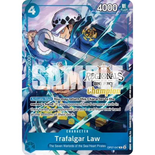 Trafalgar Law (Offline Regional Champion Card Set 2025 Vol.2) (OP07-047) - One Piece Promotion Cards Foil