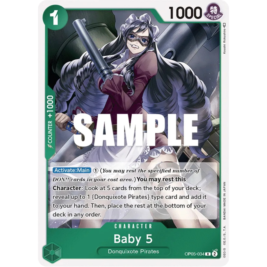 Baby 5 (034) (OP05-034) - Awakening of the New Era Foil