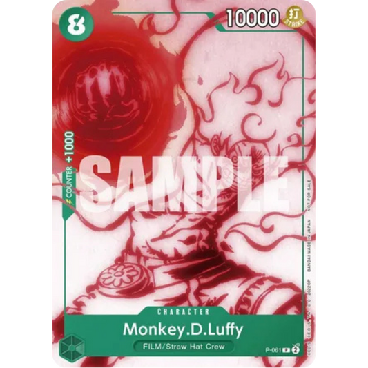 Monkey.D.Luffy (Starter Deck 11: Uta Deck Battle) (P-061) - One Piece Promotion Cards