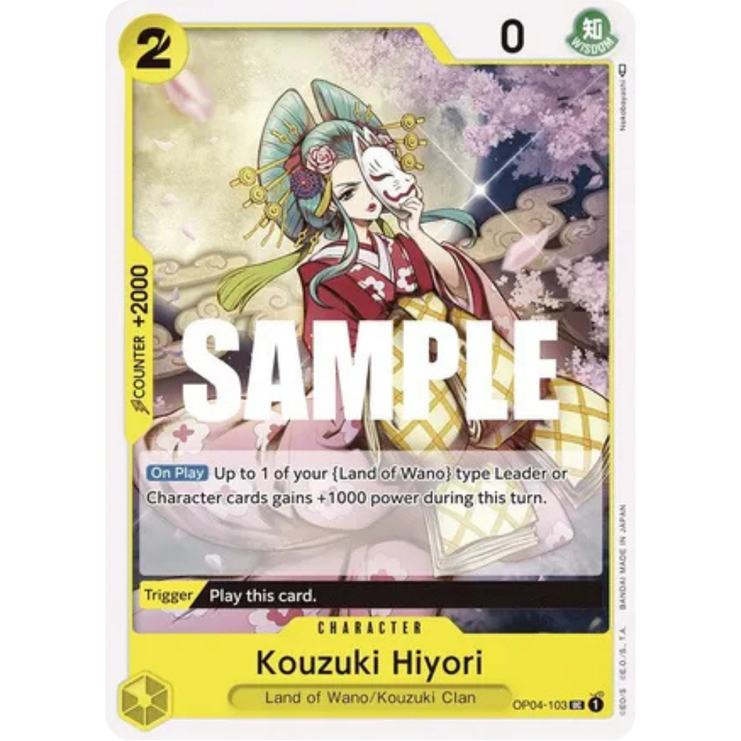 Kouzuki Hiyori (OP04-103) - Kingdoms of Intrigue