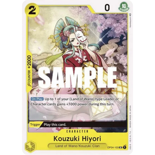 Kouzuki Hiyori (OP04-103) - Kingdoms of Intrigue