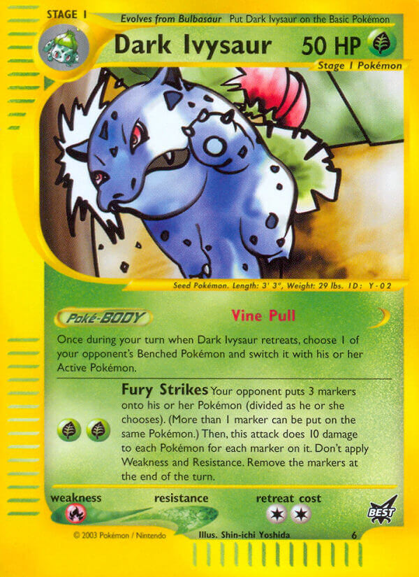 Dark Ivysaur - 6  Best of Promos - Promo