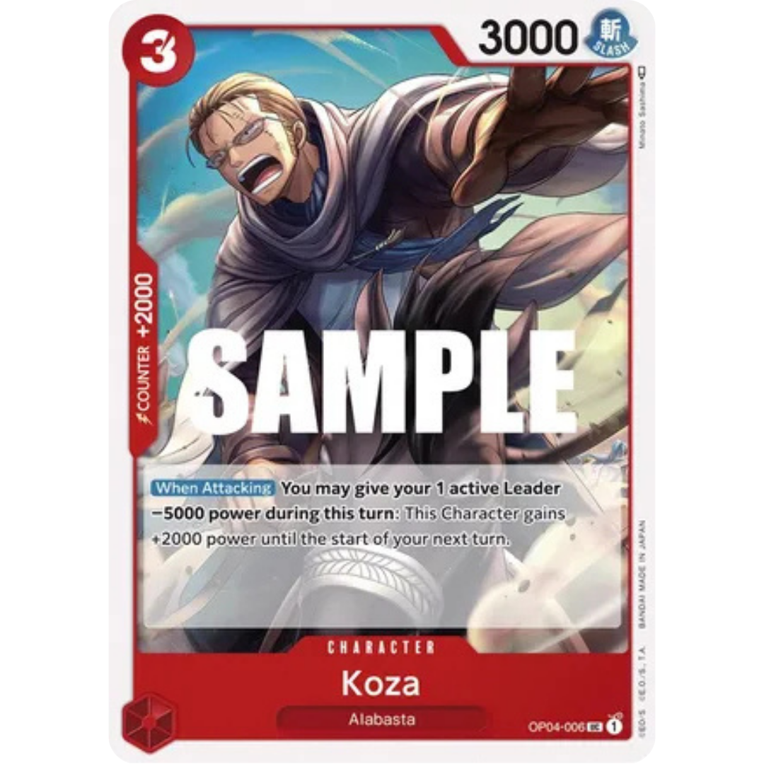 Koza (OP04-006) - Kingdoms of Intrigue