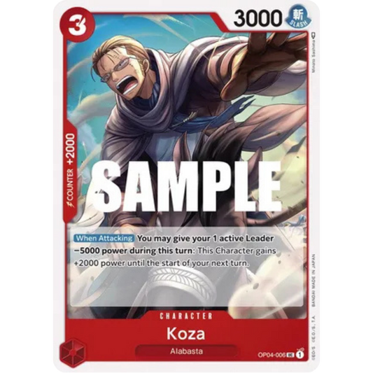 Koza (OP04-006) - Kingdoms of Intrigue